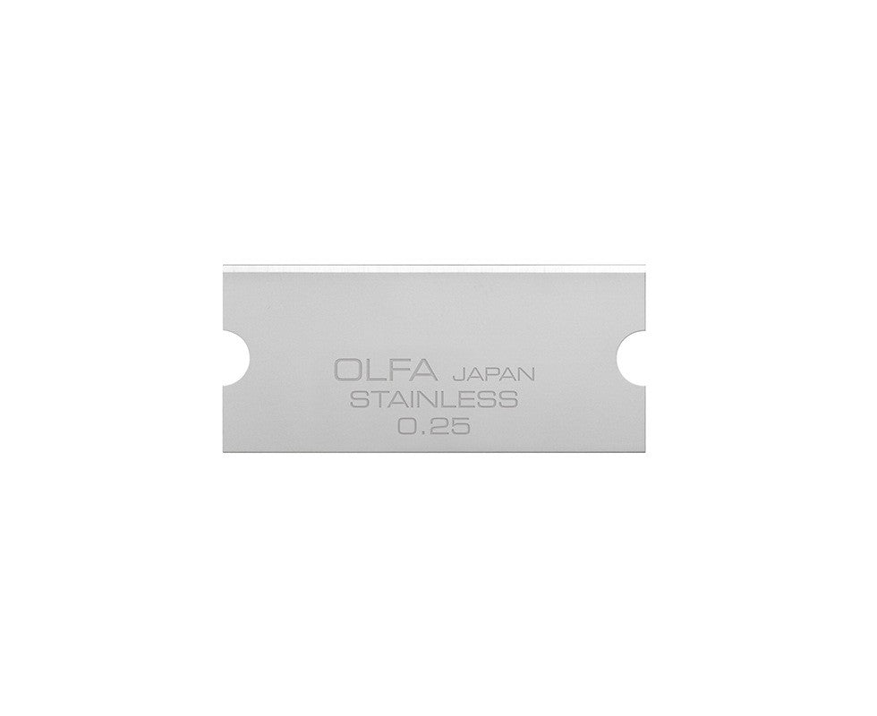 Olfa XBGSCR-SS 6 Pack Replacement 40mm Scraper Blades for 232B