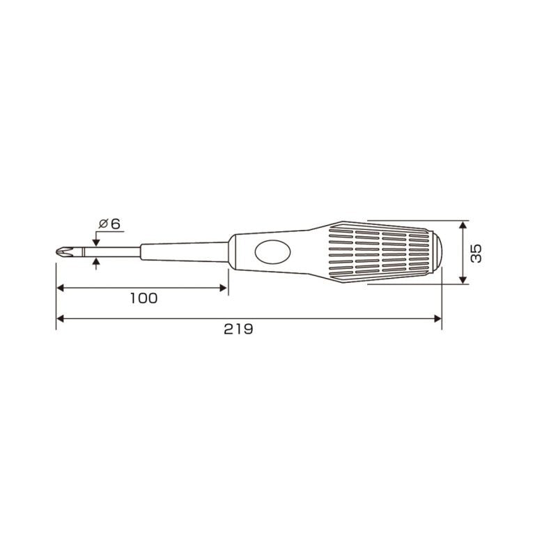 Anex Screw Breaker 3980-2-100 PH2 x 100mm Screwdriver