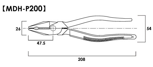 Marvel MDH-P200 208mm Combination Pliers