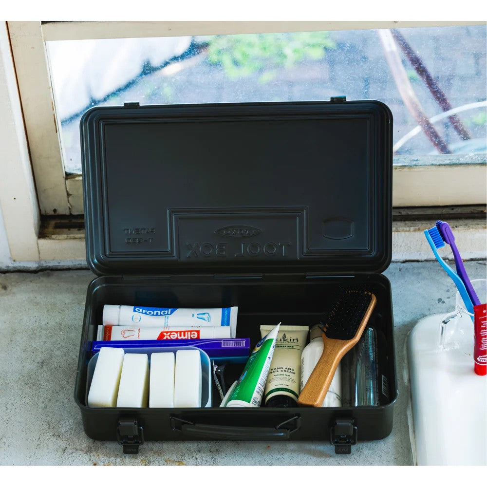 Toyo Steel T-360BK Trunk Shape Toolbox Black