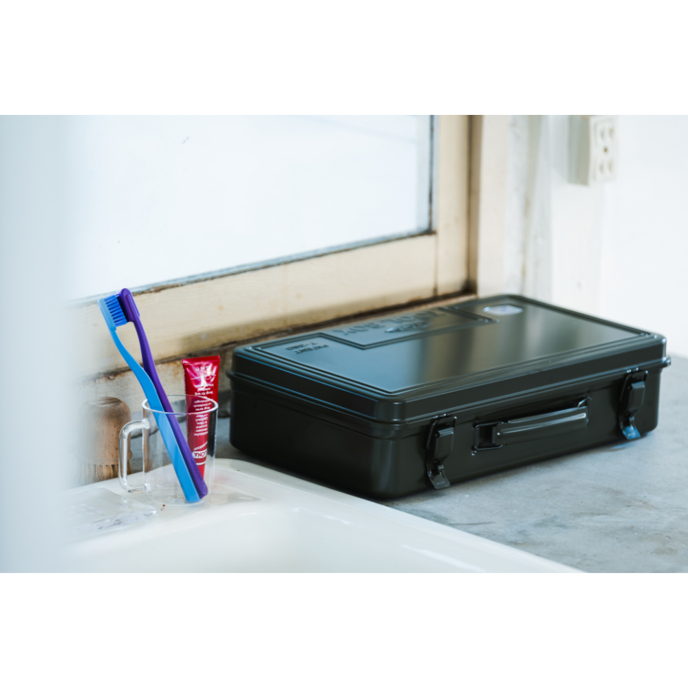 Toyo Steel T-360BK Trunk Shape Toolbox Black