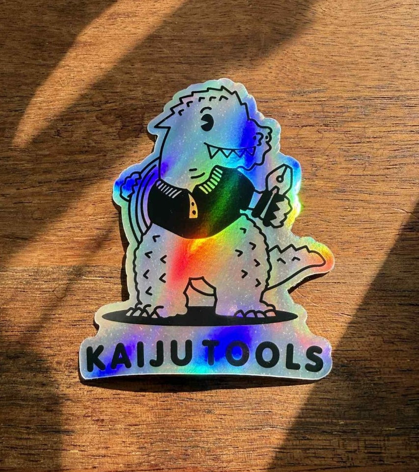 Kaiju Tools Logo Holographic Sticker