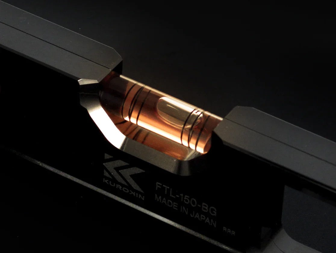Fujiya Kurokin FTL-200-BG 200mm Aluminium Spirit Level