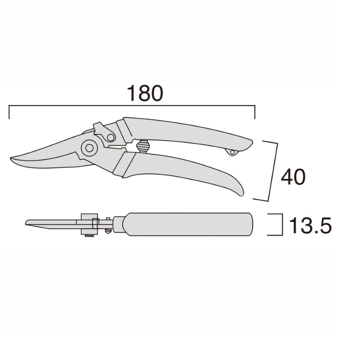 Fujiya Kurokin FM04-180N-BG 180mm Electricians Scissors