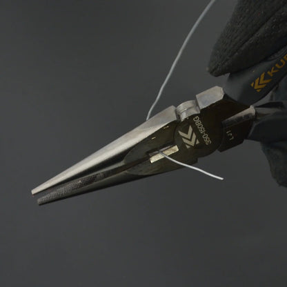 Fujiya Kurokin 350-150BG 160mm Cross-Knurled Long Nose Pliers