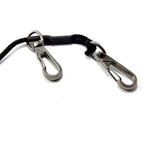 Fujiya Kurokin FSC-3SW-BK Twin Safety Lanyard 3kg Black