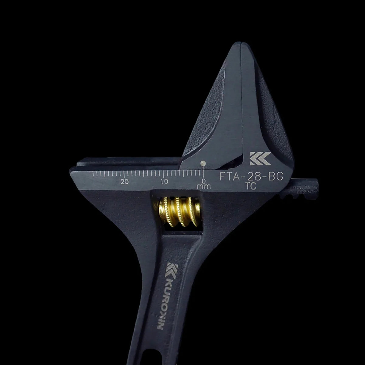 Fujiya Kurokin FTA-53-BG 303mm Ultra Light Adjustable Wrench - Smooth