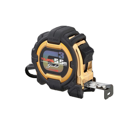 Tajima G3GL25-55BL 5.5m x 25mm G3 Gold Measuring Tape