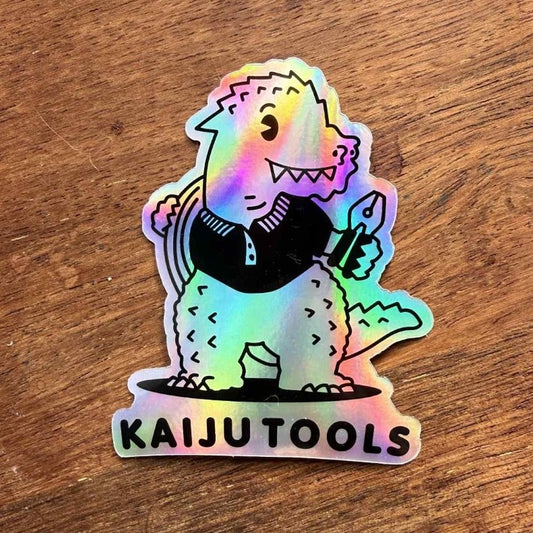 Kaiju Tools Logo Holographic Sticker