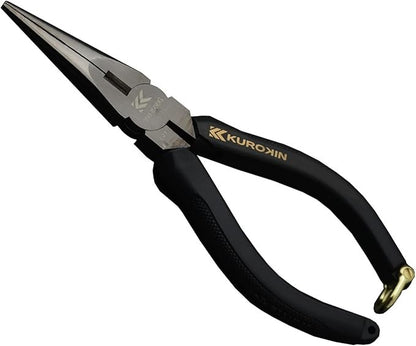 Fujiya Kurokin 350-150BG 160mm Cross-Knurled Long Nose Pliers