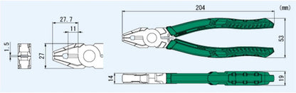 Engineer PZ-59 204mm Screw Removal Pliers