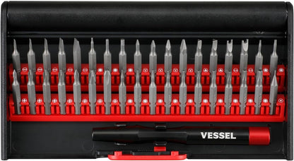 Vessel 9836 Precision Assorted Screwdriver Set 37 Pieces