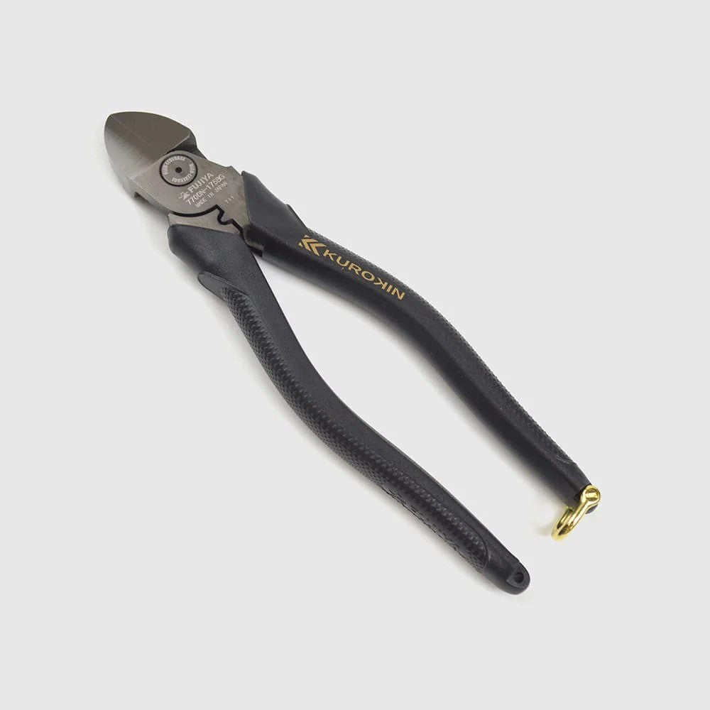 Fujiya Diagonal Flush Cutters 7700N-175BG Kurokin 186mm High-Leverage