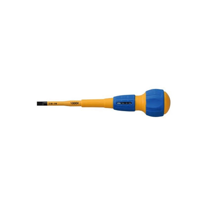 Anex 7900-6-100 Slotted 6mm x 100mm Insulated Ball Grip Screwdriver