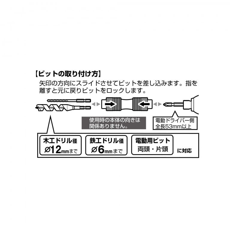 Anex AWJ-K Double Sided Bit Holder and Adaptor