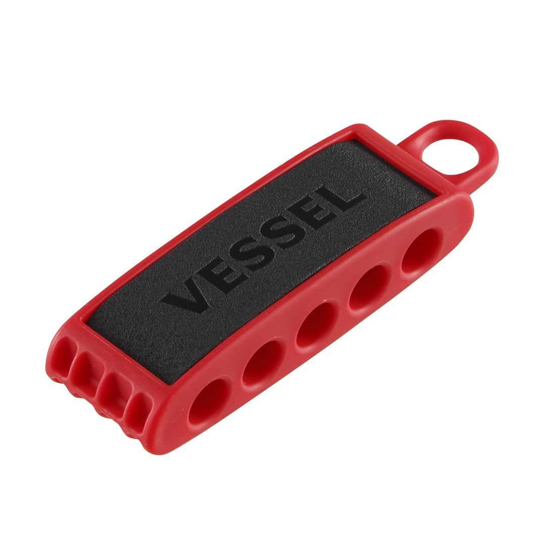 Vessel BH-05R Bit Holder for 5 Bits Red