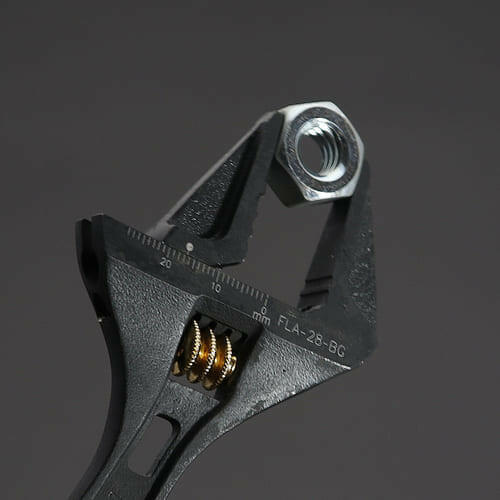 Fujiya Kurokin FLA-28-BG 155mm Ultra Light Adjustable Wrench