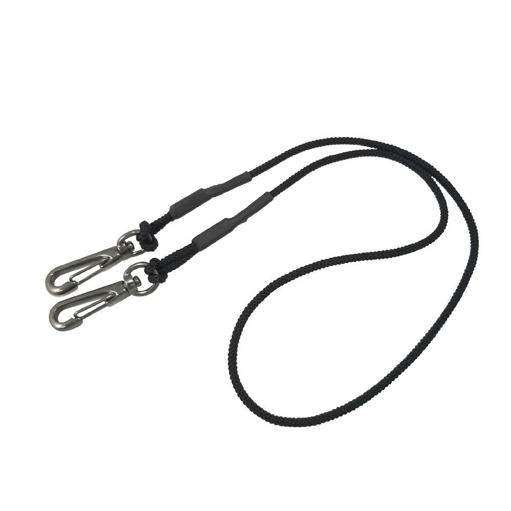 Fujiya Kurokin FSC-1S-BK Slim Safety Lanyard 1kg Black