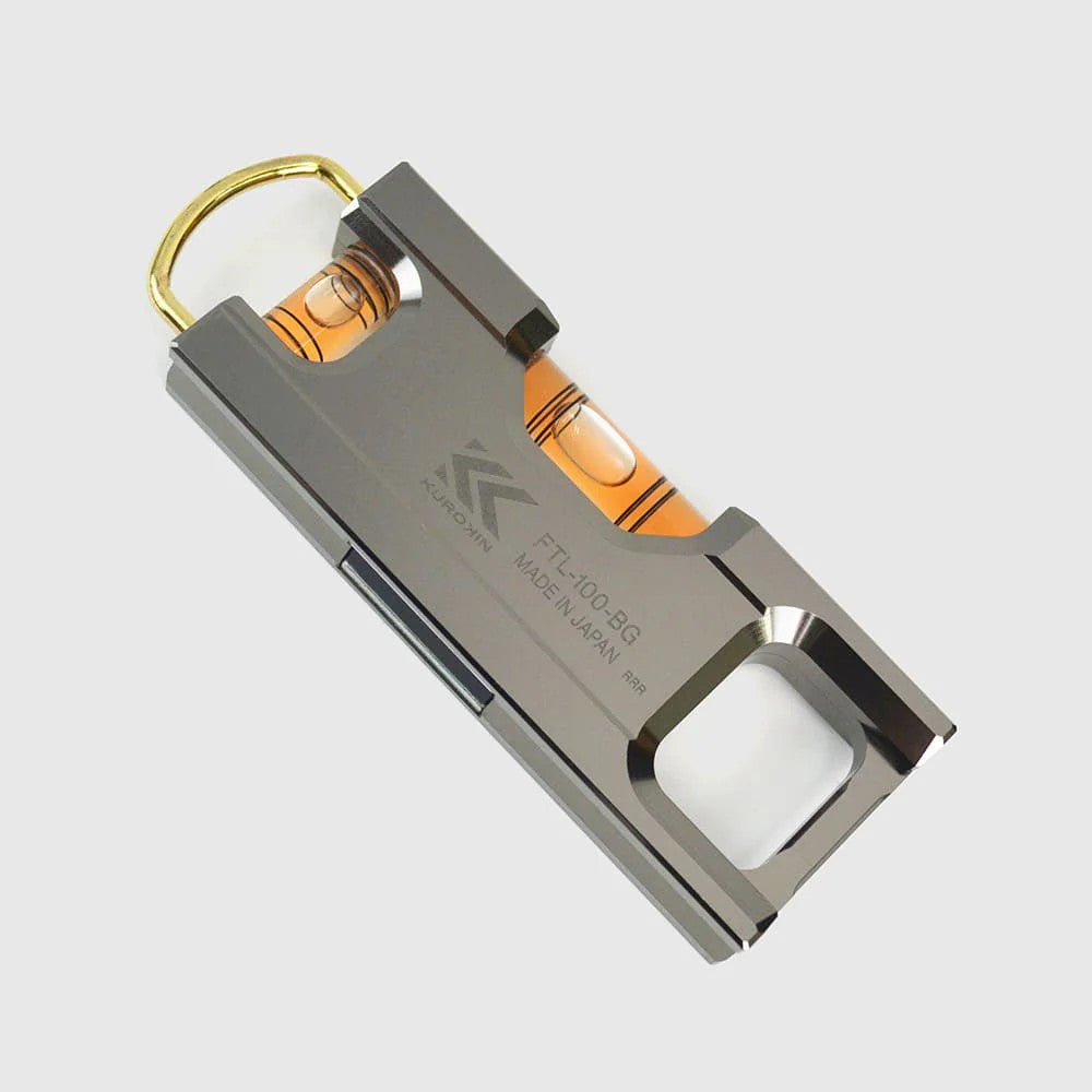 Fujiya Kurokin FTL-100-BG 100mm Aluminium Spirit Level