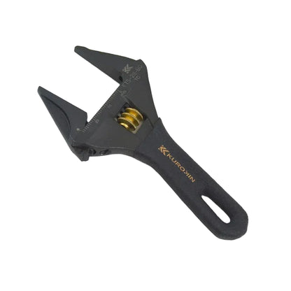 Fujiya Kurokin FTS-28-BG 118mm Stubby Adjustable Wrench - Smooth