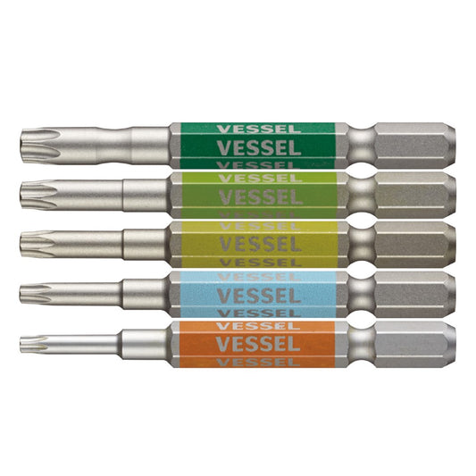 Vessel GS5P-33 GO-SAI TORX Security Bit Set 5 Pieces