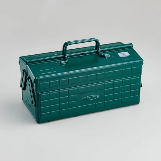 Toyo Steel ST-350AG 2-tier Cantilever Toolbox Antique Green