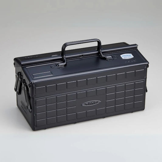 Toyo Steel ST-350BK 2-tier Cantilever Toolbox Black