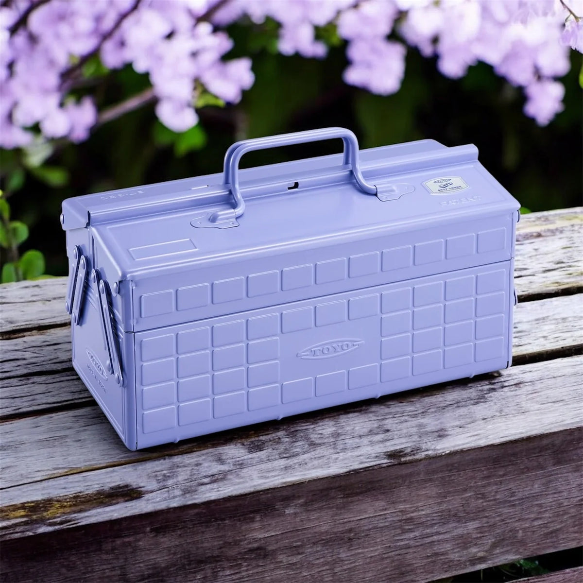 Toyo Steel ST-350FM 2-tier Cantilever Toolbox Fuji Purple