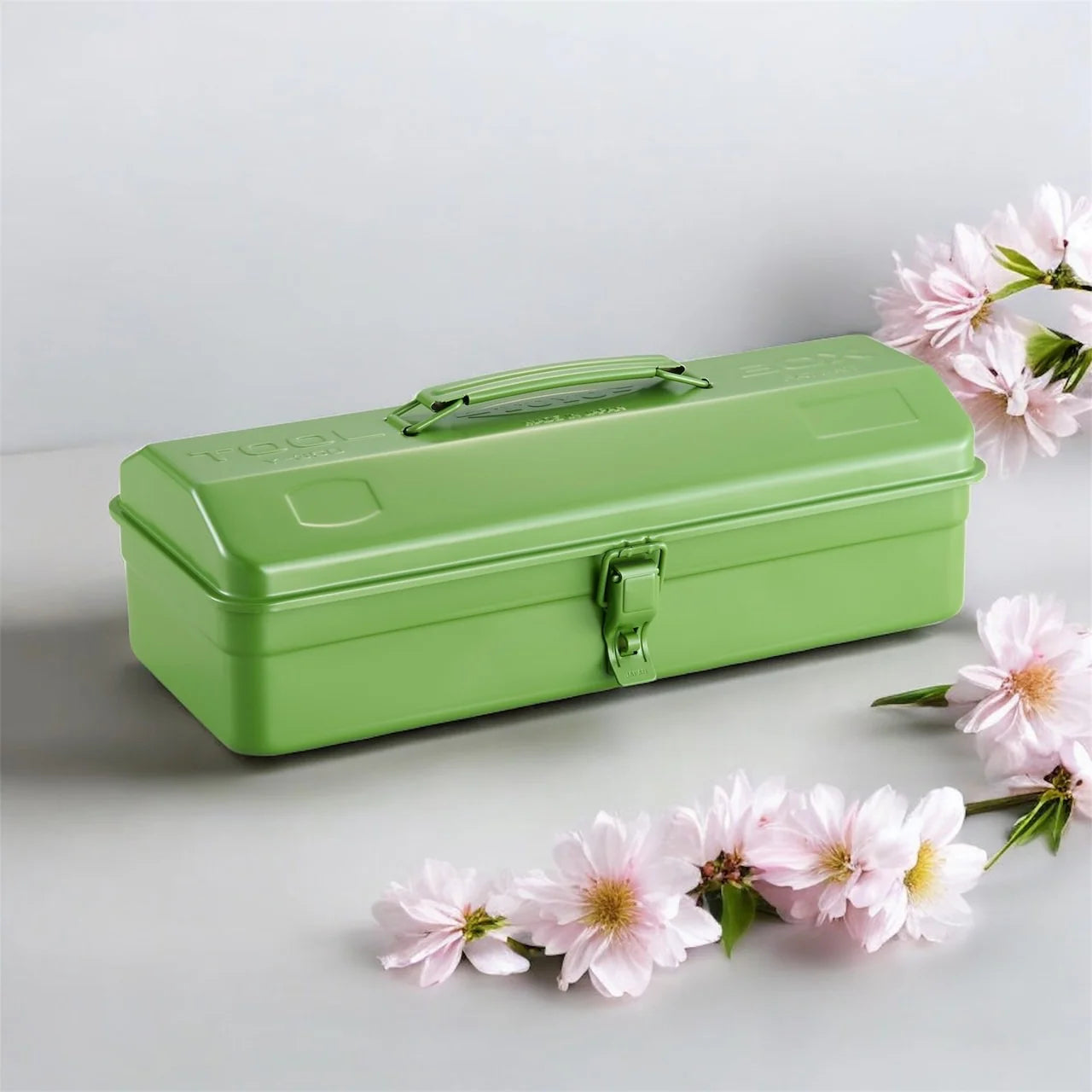 Toyo Steel Y-350JGS Camber-Top Toolbox Japanese Tea Green