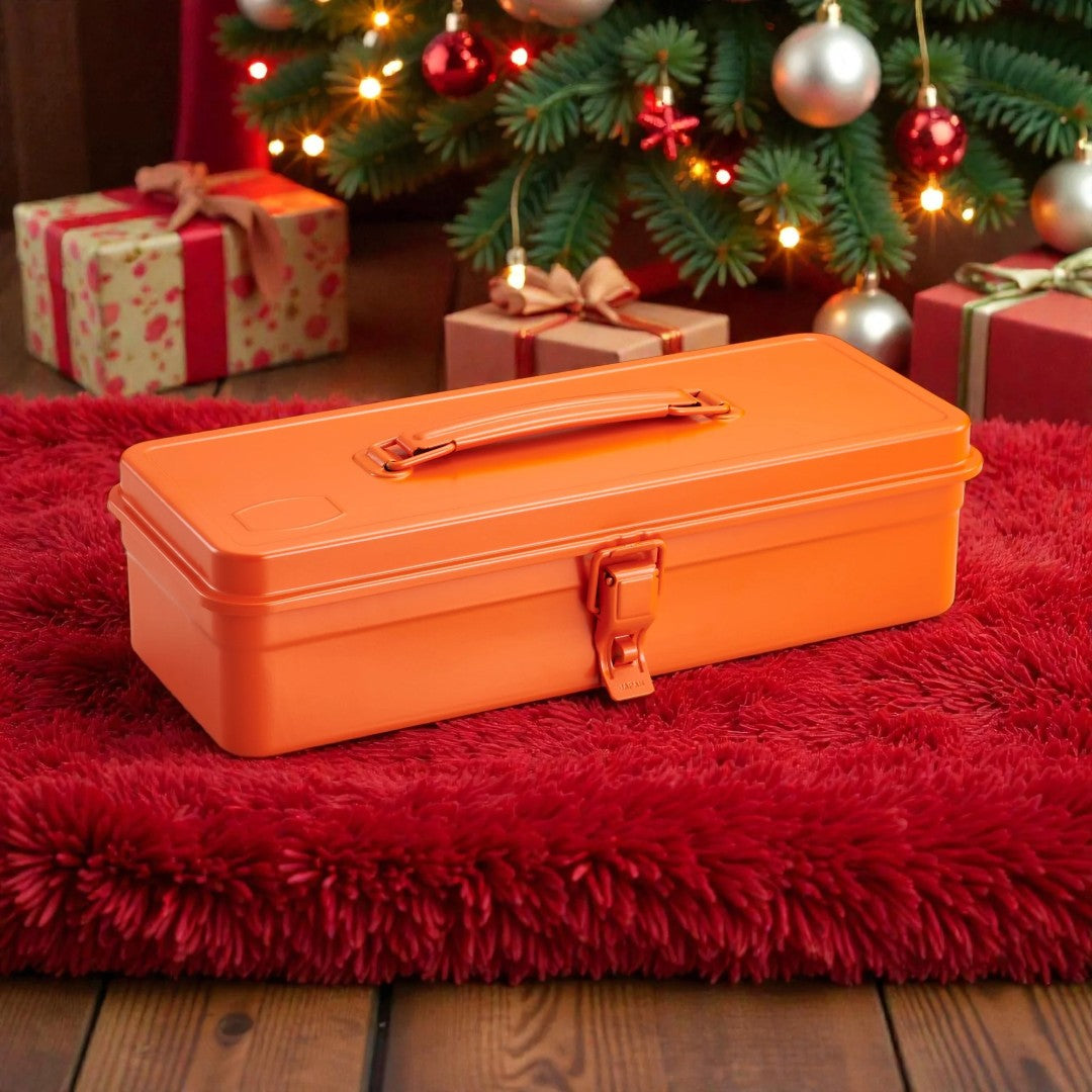 Toyo Steel T-320OR Trunk Shape Toolbox Orange