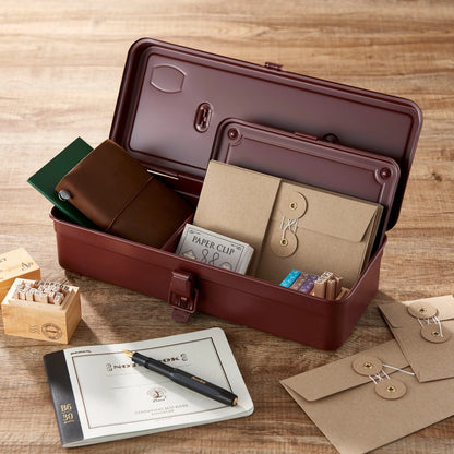 Toyo Steel T-320AB Trunk Shape Toolbox Antique Brown