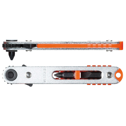 Vessel TD-76 Low Profile Flat Ratchet Screwdriver w/ 11 Bits