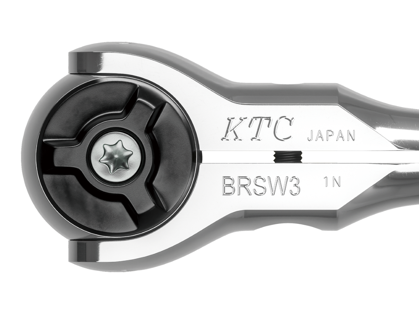 KTC BRSW3L 3/8" 72T 300mm Long Swivel Ratchet Handle