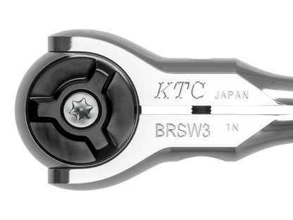 KTC BRSW3L 3/8" 72T 300mm Long Swivel Ratchet Handle
