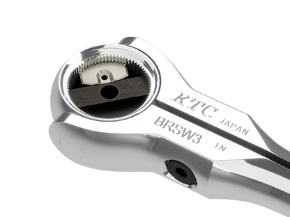 KTC BRSW3L 3/8" 72T 300mm Long Swivel Ratchet Handle