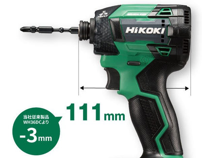 HiKOKI WH36DD(NNL) Multi-Volt 36V Brushless Impact Driver Aggressive Green