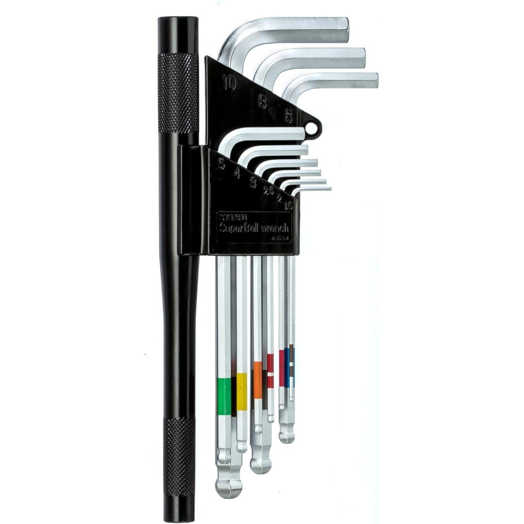 Wise SB-1000 Metric Ballpoint Hex Key Set 10 Pieces